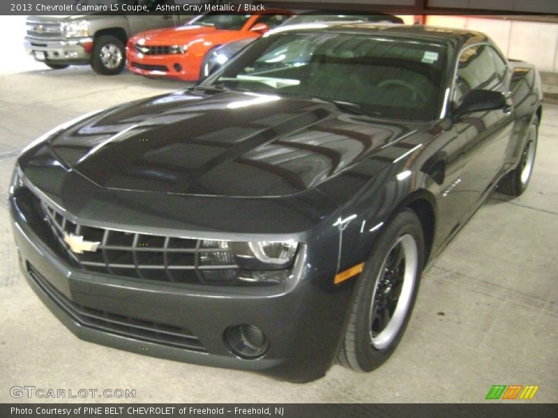 Ashen Gray Metallic / Black 2013 Chevrolet Camaro LS Coupe