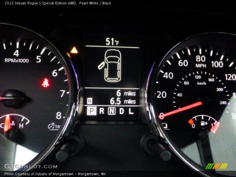 Pearl White / Black 2013 Nissan Rogue S Special Edition AWD