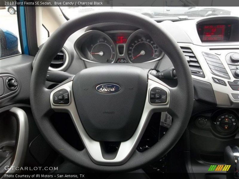 Blue Candy / Charcoal Black 2013 Ford Fiesta SE Sedan