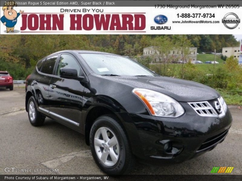 Super Black / Black 2013 Nissan Rogue S Special Edition AWD