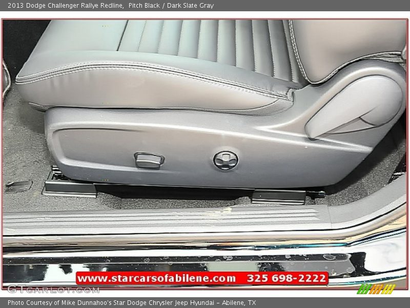 Pitch Black / Dark Slate Gray 2013 Dodge Challenger Rallye Redline
