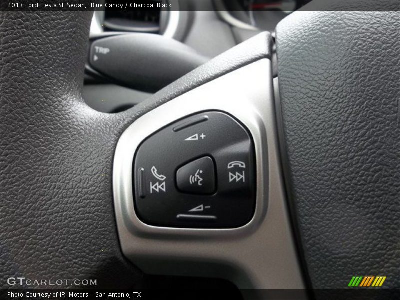Blue Candy / Charcoal Black 2013 Ford Fiesta SE Sedan
