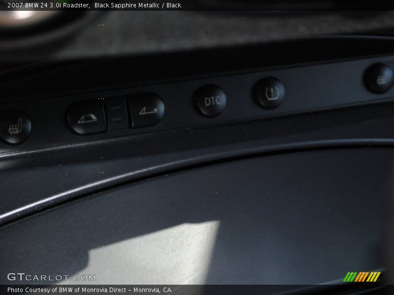 Black Sapphire Metallic / Black 2007 BMW Z4 3.0i Roadster