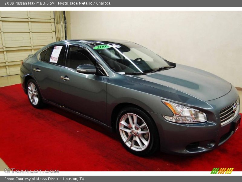 Mystic Jade Metallic / Charcoal 2009 Nissan Maxima 3.5 SV