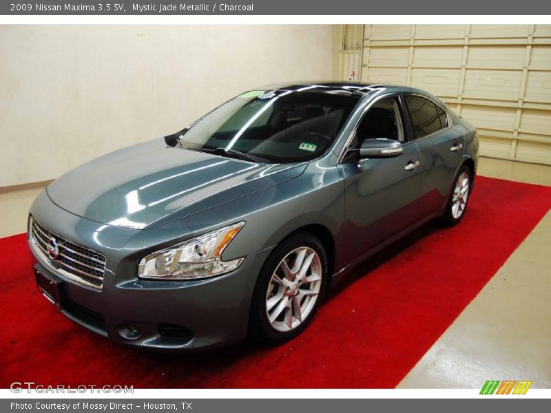 Mystic Jade Metallic / Charcoal 2009 Nissan Maxima 3.5 SV