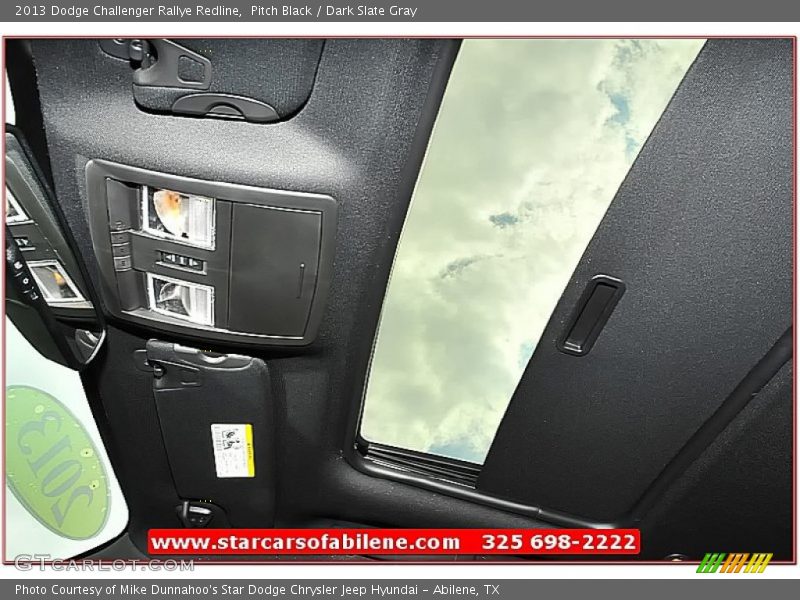 Pitch Black / Dark Slate Gray 2013 Dodge Challenger Rallye Redline