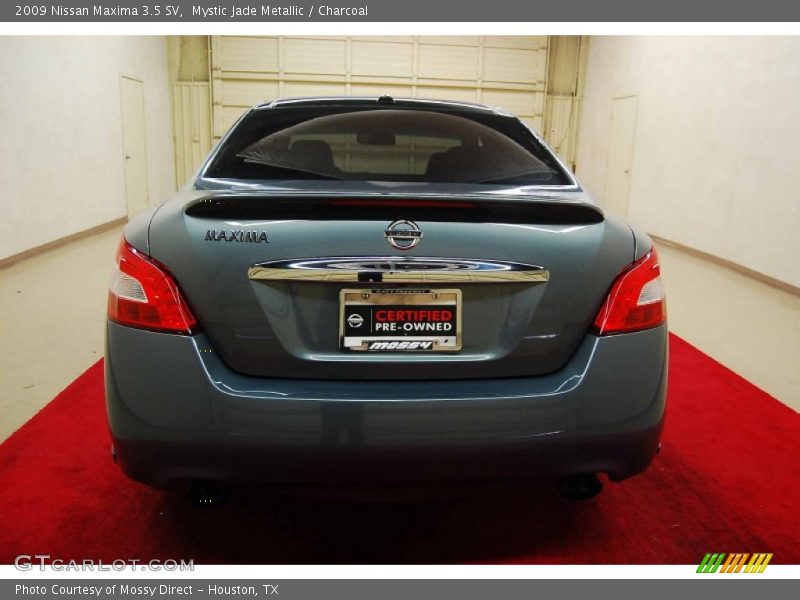 Mystic Jade Metallic / Charcoal 2009 Nissan Maxima 3.5 SV
