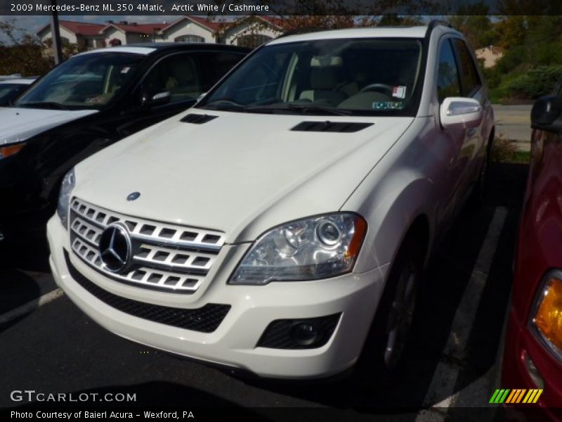 Arctic White / Cashmere 2009 Mercedes-Benz ML 350 4Matic