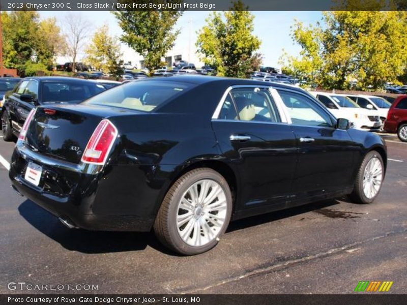 Gloss Black / Dark Frost Beige/Light Frost Beige 2013 Chrysler 300 C