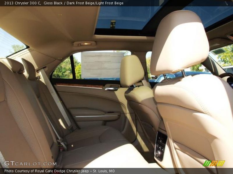 Gloss Black / Dark Frost Beige/Light Frost Beige 2013 Chrysler 300 C