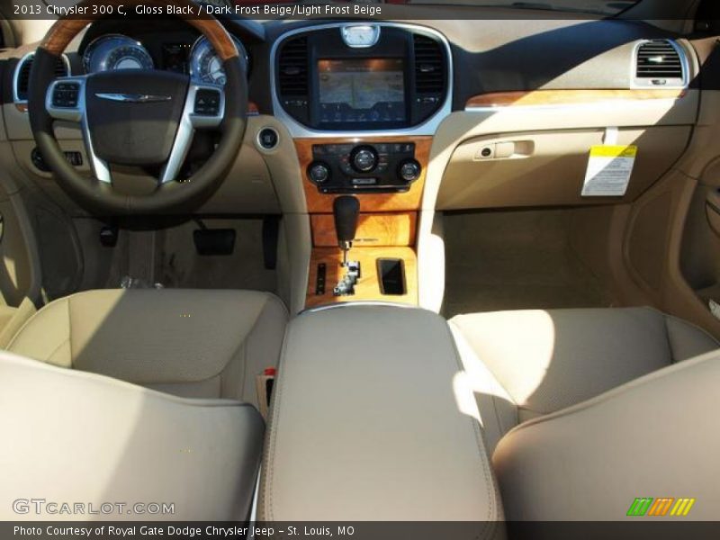 Gloss Black / Dark Frost Beige/Light Frost Beige 2013 Chrysler 300 C