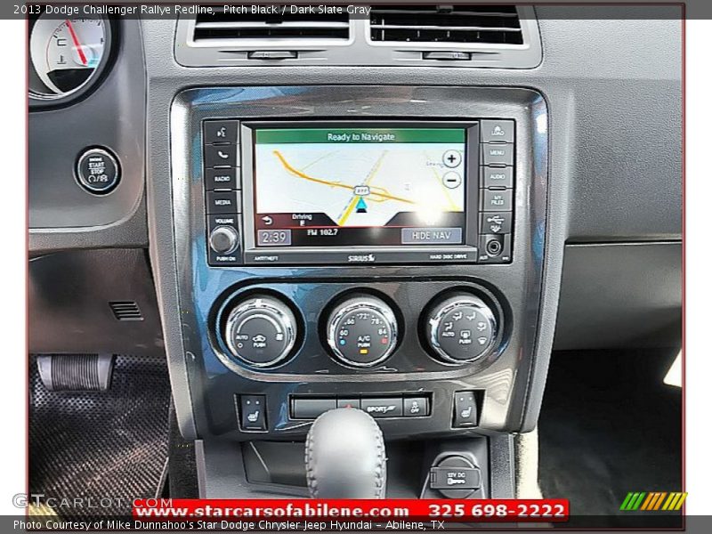 Pitch Black / Dark Slate Gray 2013 Dodge Challenger Rallye Redline