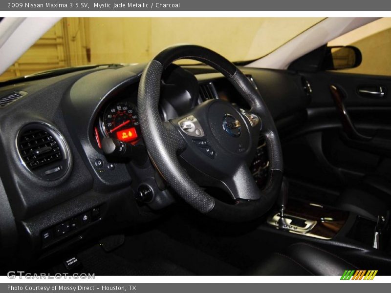 Mystic Jade Metallic / Charcoal 2009 Nissan Maxima 3.5 SV