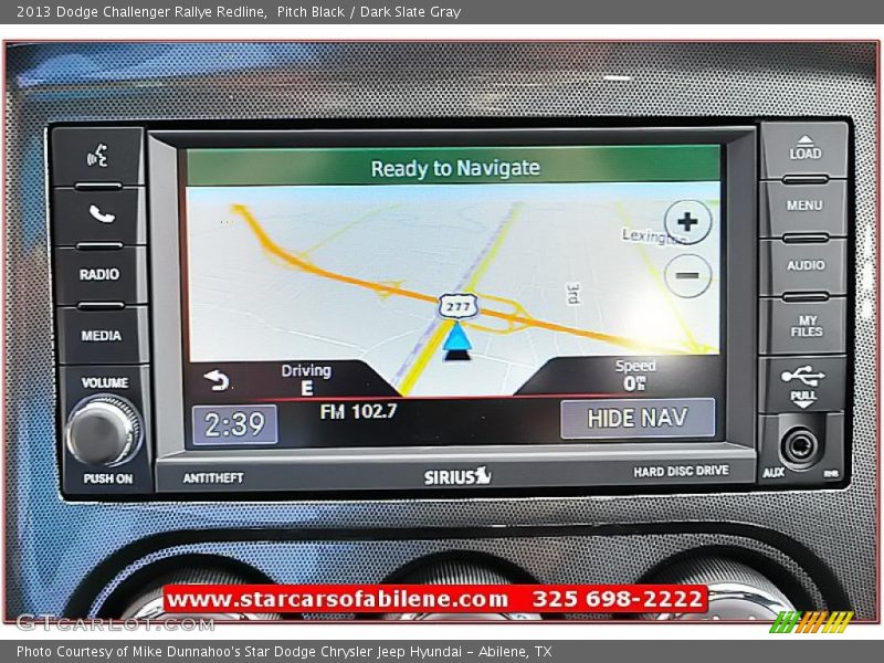 Pitch Black / Dark Slate Gray 2013 Dodge Challenger Rallye Redline