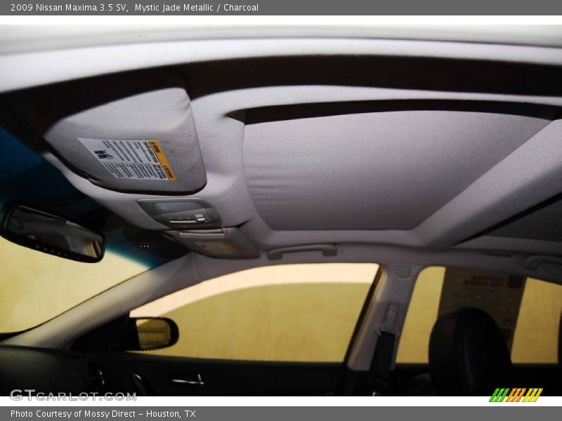 Mystic Jade Metallic / Charcoal 2009 Nissan Maxima 3.5 SV