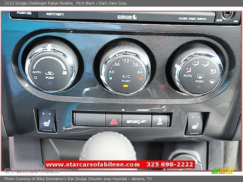 Pitch Black / Dark Slate Gray 2013 Dodge Challenger Rallye Redline