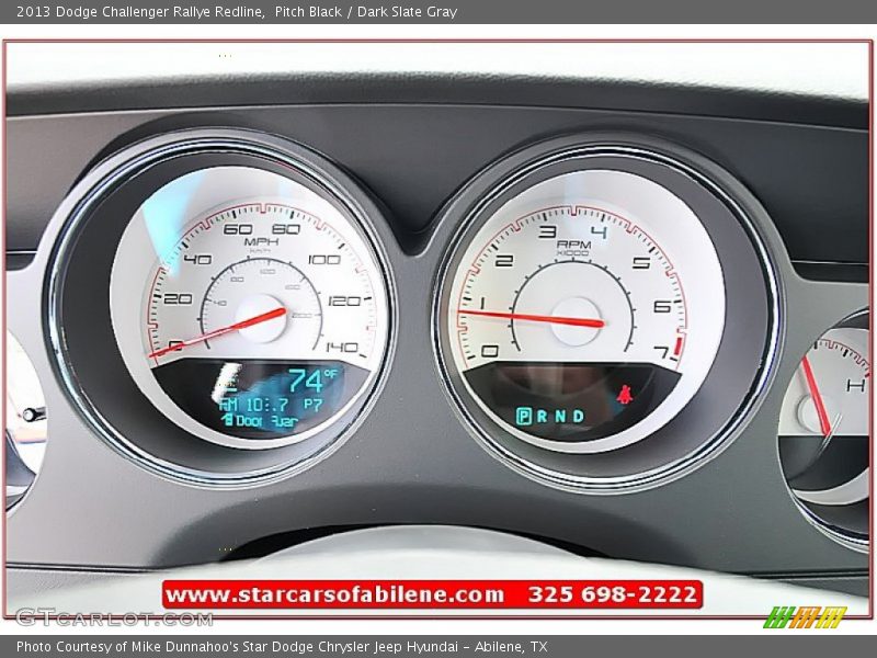 Pitch Black / Dark Slate Gray 2013 Dodge Challenger Rallye Redline