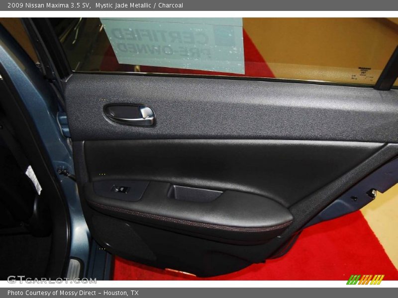 Mystic Jade Metallic / Charcoal 2009 Nissan Maxima 3.5 SV