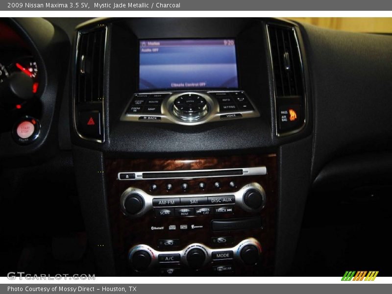 Mystic Jade Metallic / Charcoal 2009 Nissan Maxima 3.5 SV
