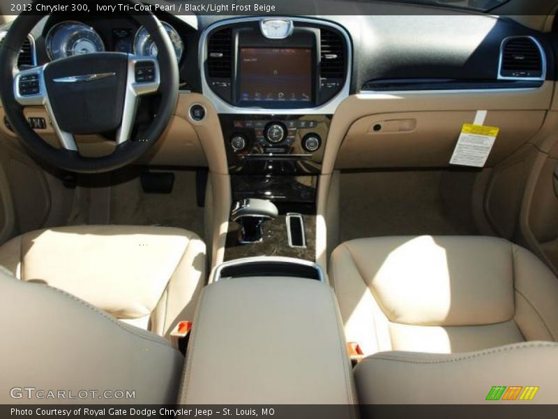 Ivory Tri-Coat Pearl / Black/Light Frost Beige 2013 Chrysler 300