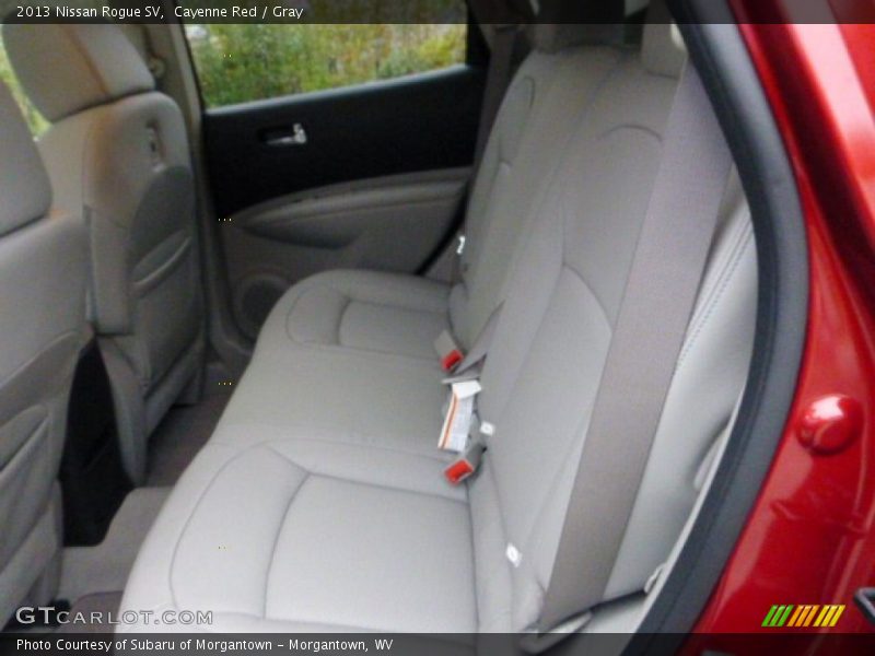 Cayenne Red / Gray 2013 Nissan Rogue SV