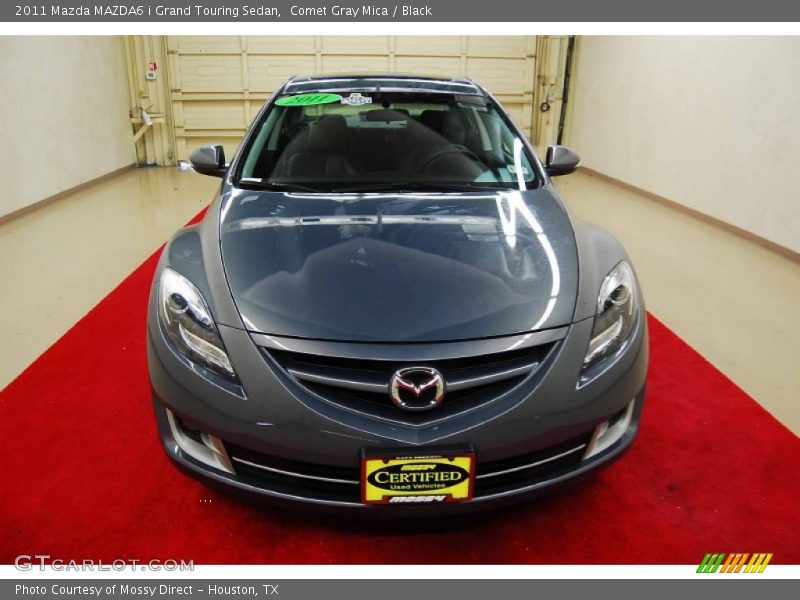 Comet Gray Mica / Black 2011 Mazda MAZDA6 i Grand Touring Sedan