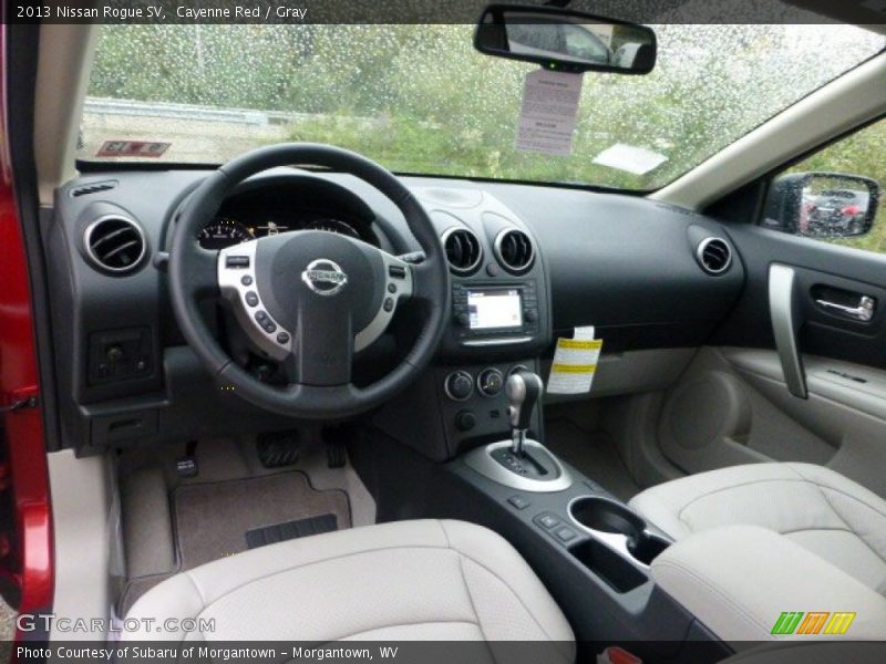 Cayenne Red / Gray 2013 Nissan Rogue SV
