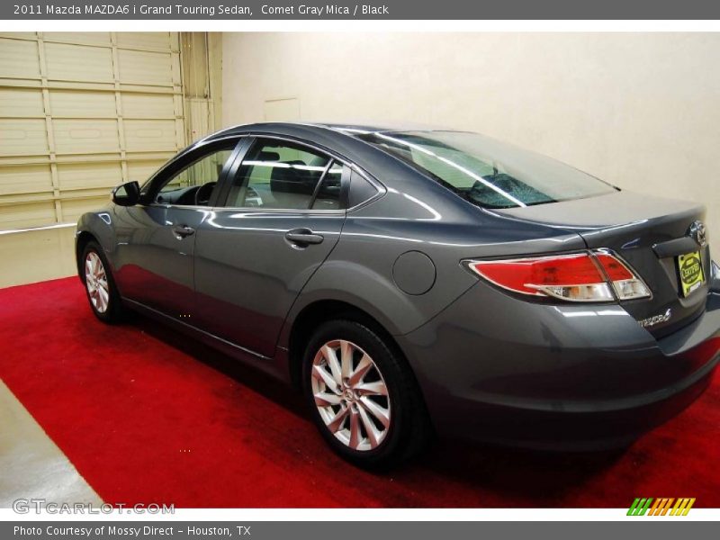 Comet Gray Mica / Black 2011 Mazda MAZDA6 i Grand Touring Sedan