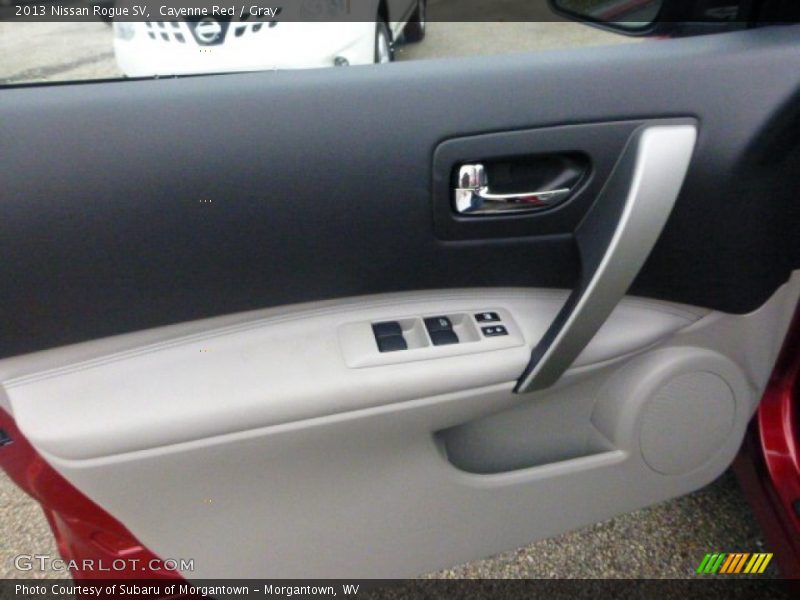 Cayenne Red / Gray 2013 Nissan Rogue SV