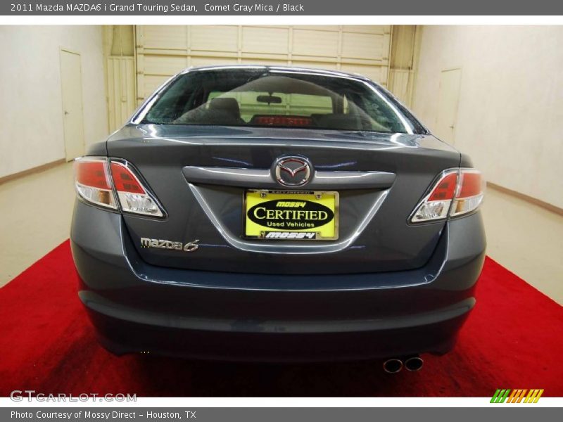 Comet Gray Mica / Black 2011 Mazda MAZDA6 i Grand Touring Sedan