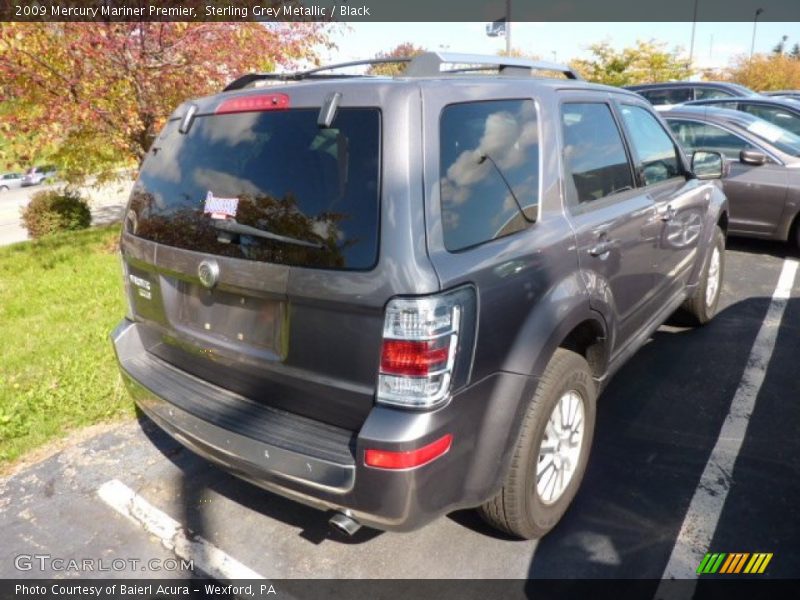 Sterling Grey Metallic / Black 2009 Mercury Mariner Premier