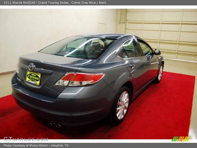 Comet Gray Mica / Black 2011 Mazda MAZDA6 i Grand Touring Sedan