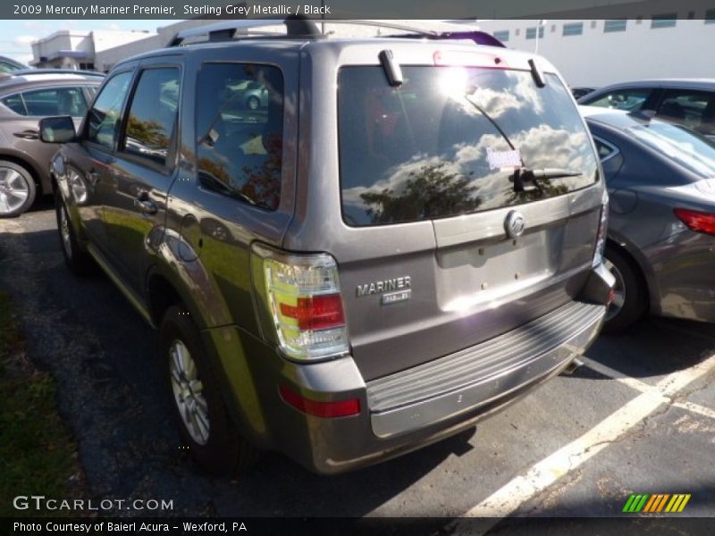 Sterling Grey Metallic / Black 2009 Mercury Mariner Premier