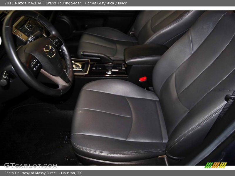 Comet Gray Mica / Black 2011 Mazda MAZDA6 i Grand Touring Sedan