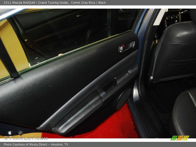 Comet Gray Mica / Black 2011 Mazda MAZDA6 i Grand Touring Sedan