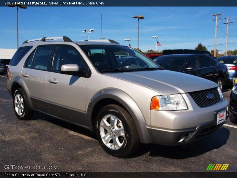 Silver Birch Metallic / Shale Grey 2007 Ford Freestyle SEL