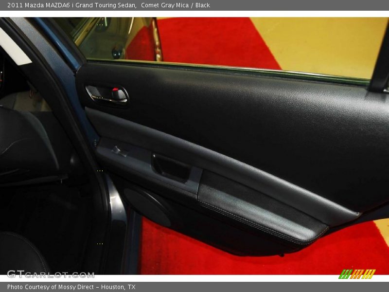 Comet Gray Mica / Black 2011 Mazda MAZDA6 i Grand Touring Sedan