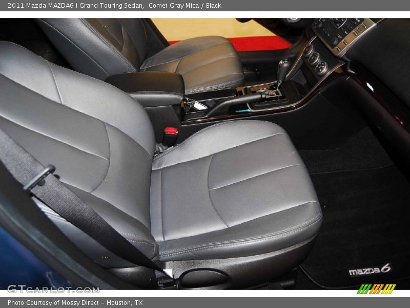 Comet Gray Mica / Black 2011 Mazda MAZDA6 i Grand Touring Sedan