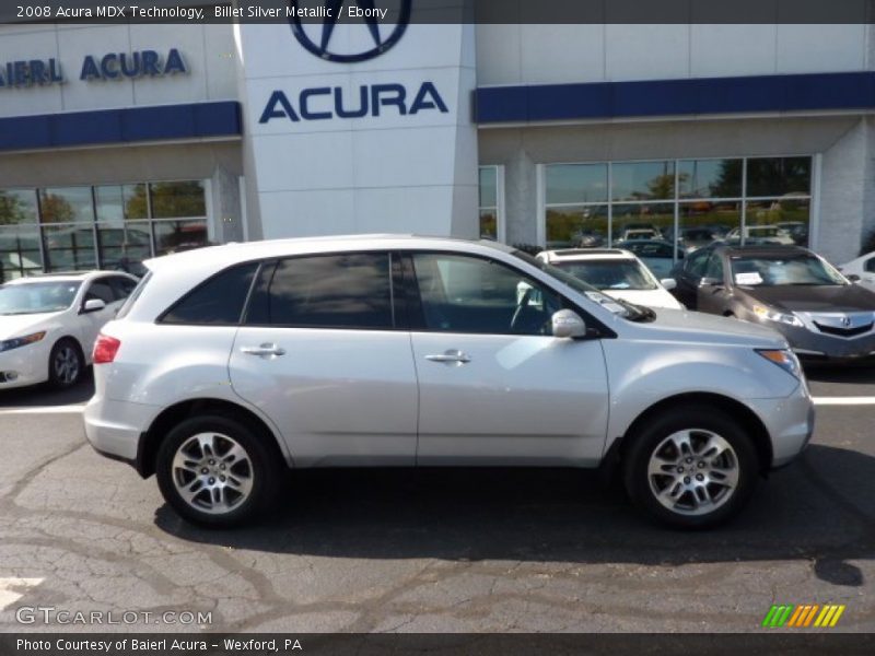 Billet Silver Metallic / Ebony 2008 Acura MDX Technology