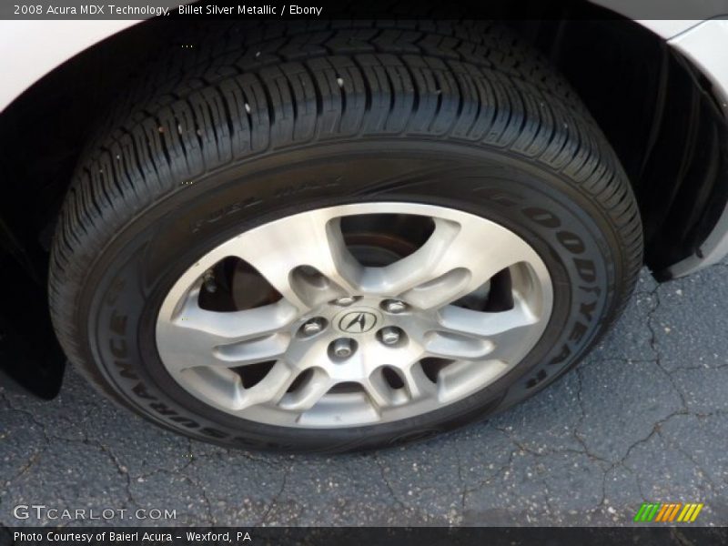 Billet Silver Metallic / Ebony 2008 Acura MDX Technology