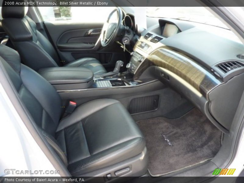 Billet Silver Metallic / Ebony 2008 Acura MDX Technology