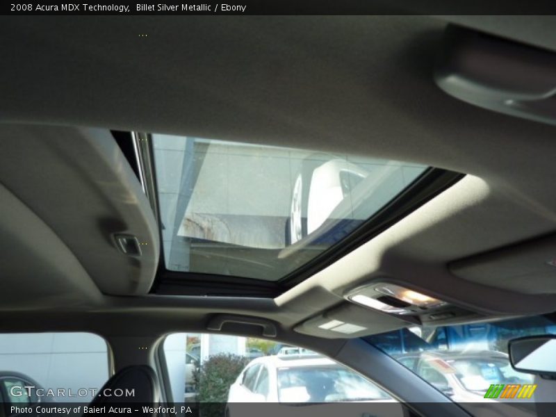 Billet Silver Metallic / Ebony 2008 Acura MDX Technology