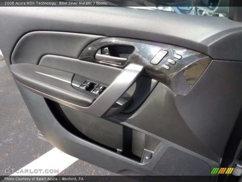 Billet Silver Metallic / Ebony 2008 Acura MDX Technology
