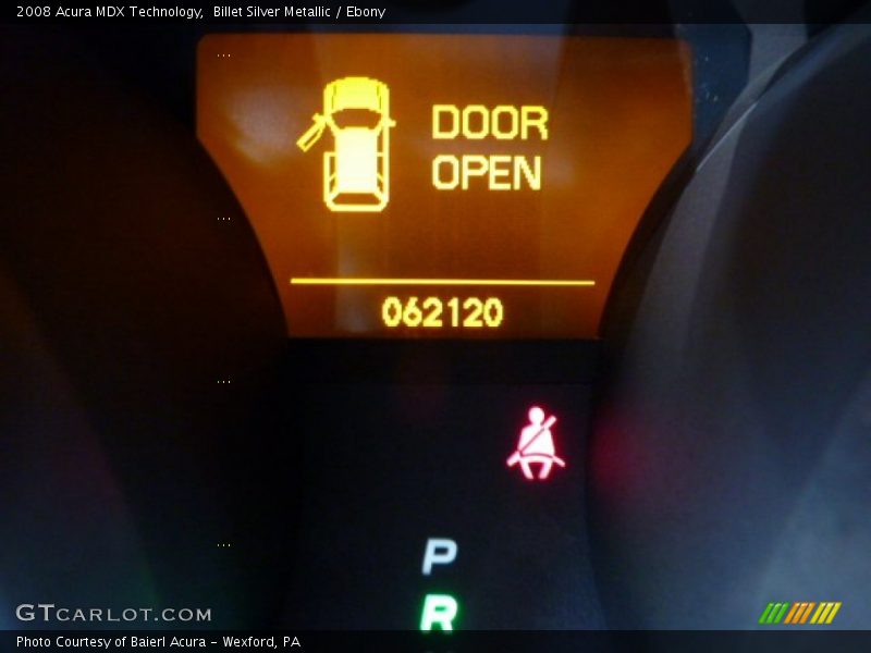 Billet Silver Metallic / Ebony 2008 Acura MDX Technology