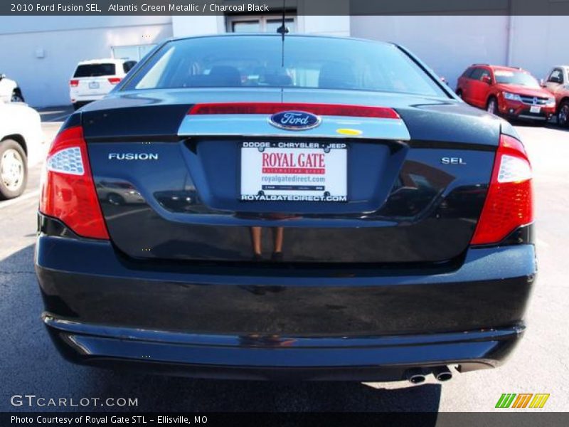 Atlantis Green Metallic / Charcoal Black 2010 Ford Fusion SEL