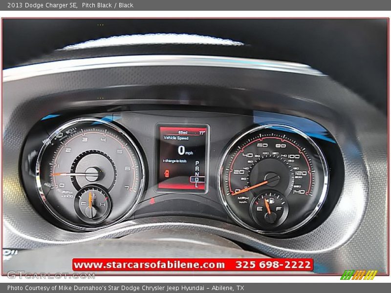 Pitch Black / Black 2013 Dodge Charger SE
