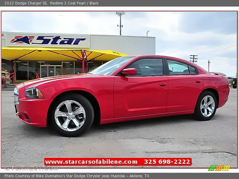 Redline 3 Coat Pearl / Black 2013 Dodge Charger SE