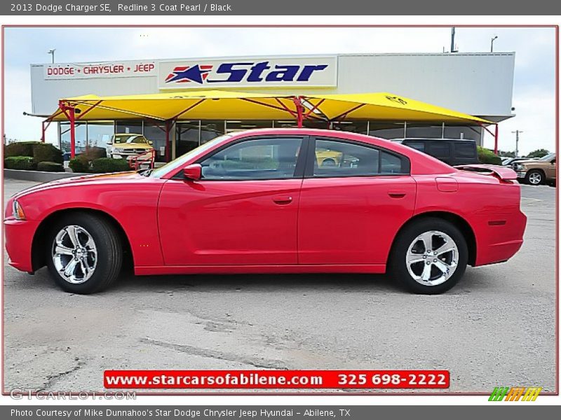 Redline 3 Coat Pearl / Black 2013 Dodge Charger SE