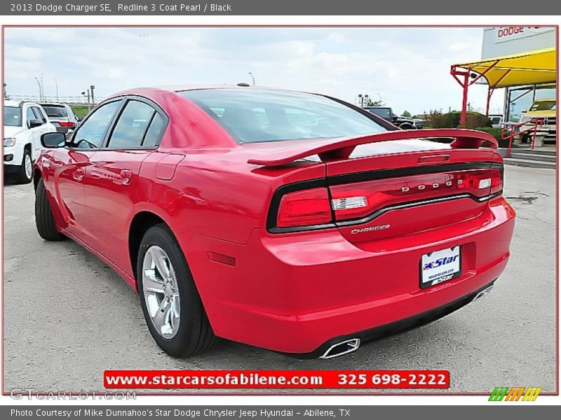 Redline 3 Coat Pearl / Black 2013 Dodge Charger SE