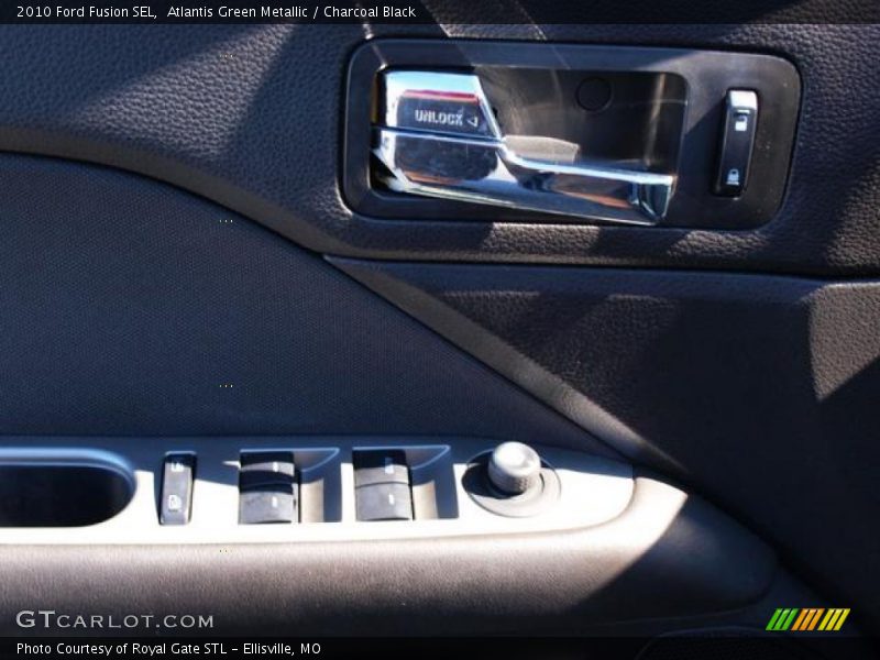 Atlantis Green Metallic / Charcoal Black 2010 Ford Fusion SEL